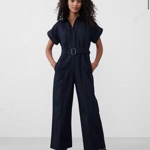 NEW Banana Republic Linen belted  Jumpsuit
Dark Navy